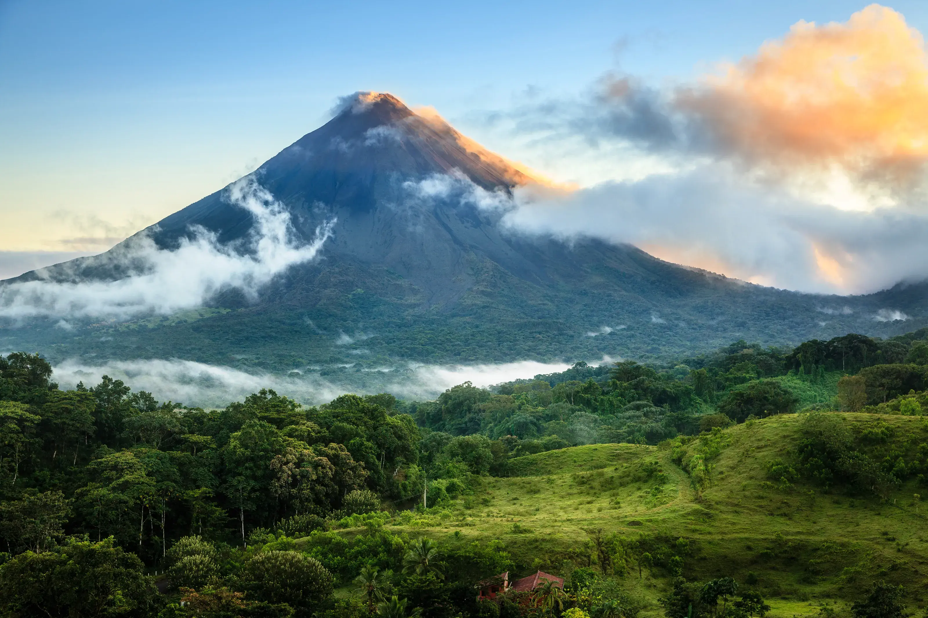 Arenal Volcano in central Costa Rica