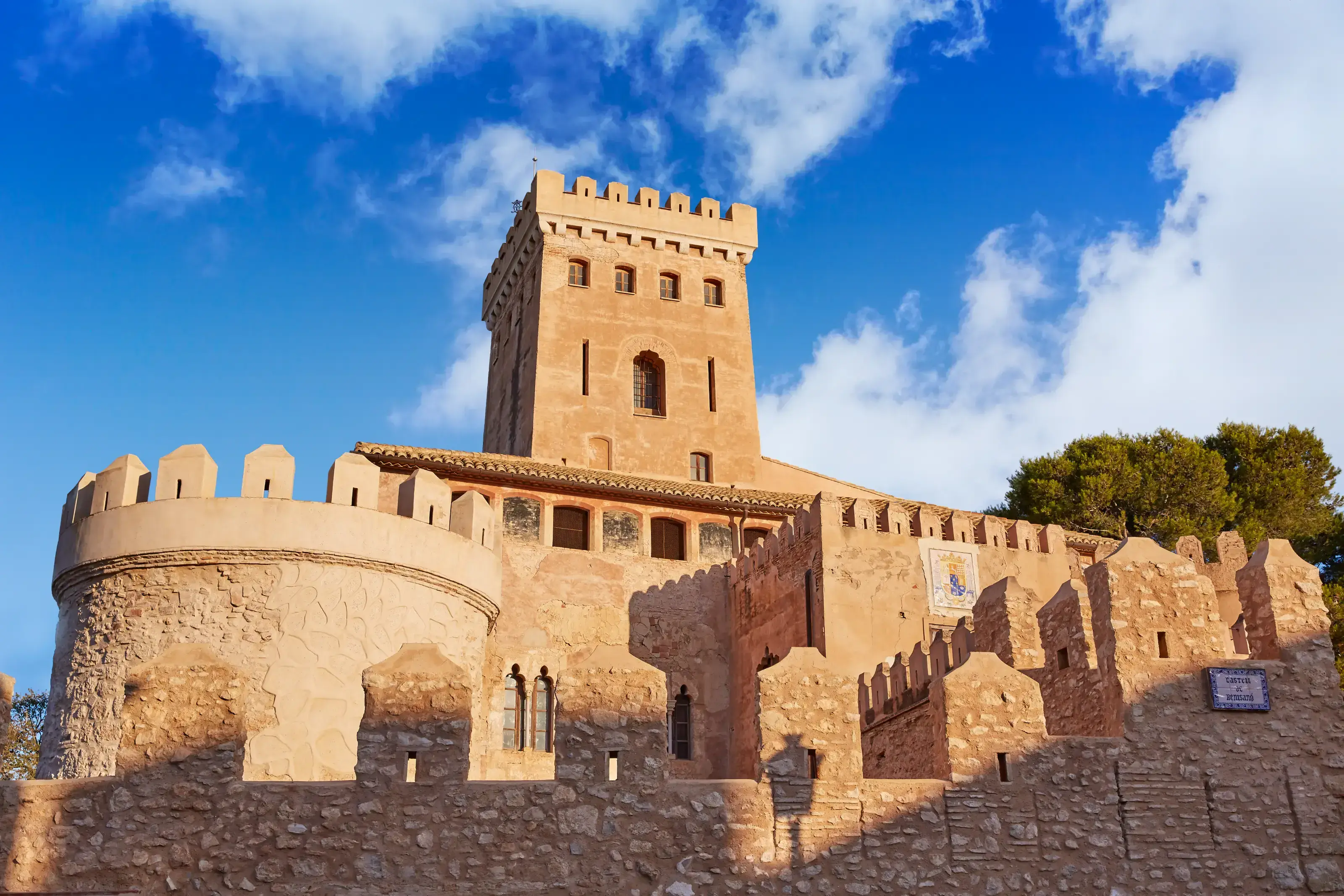 Benissano Benisano castle in Valencia of Spain