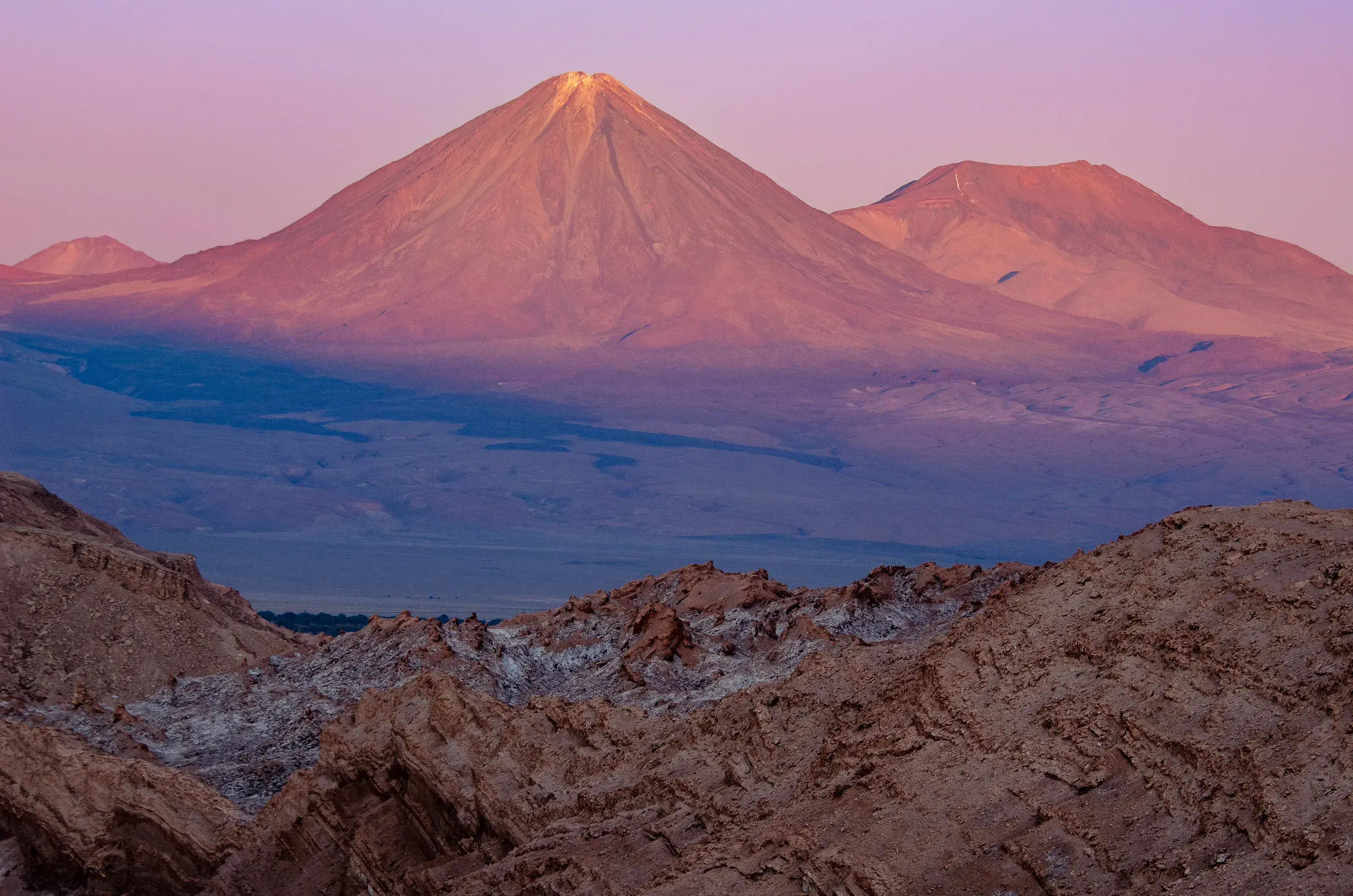 Licancabur volcano in Atacama Desert