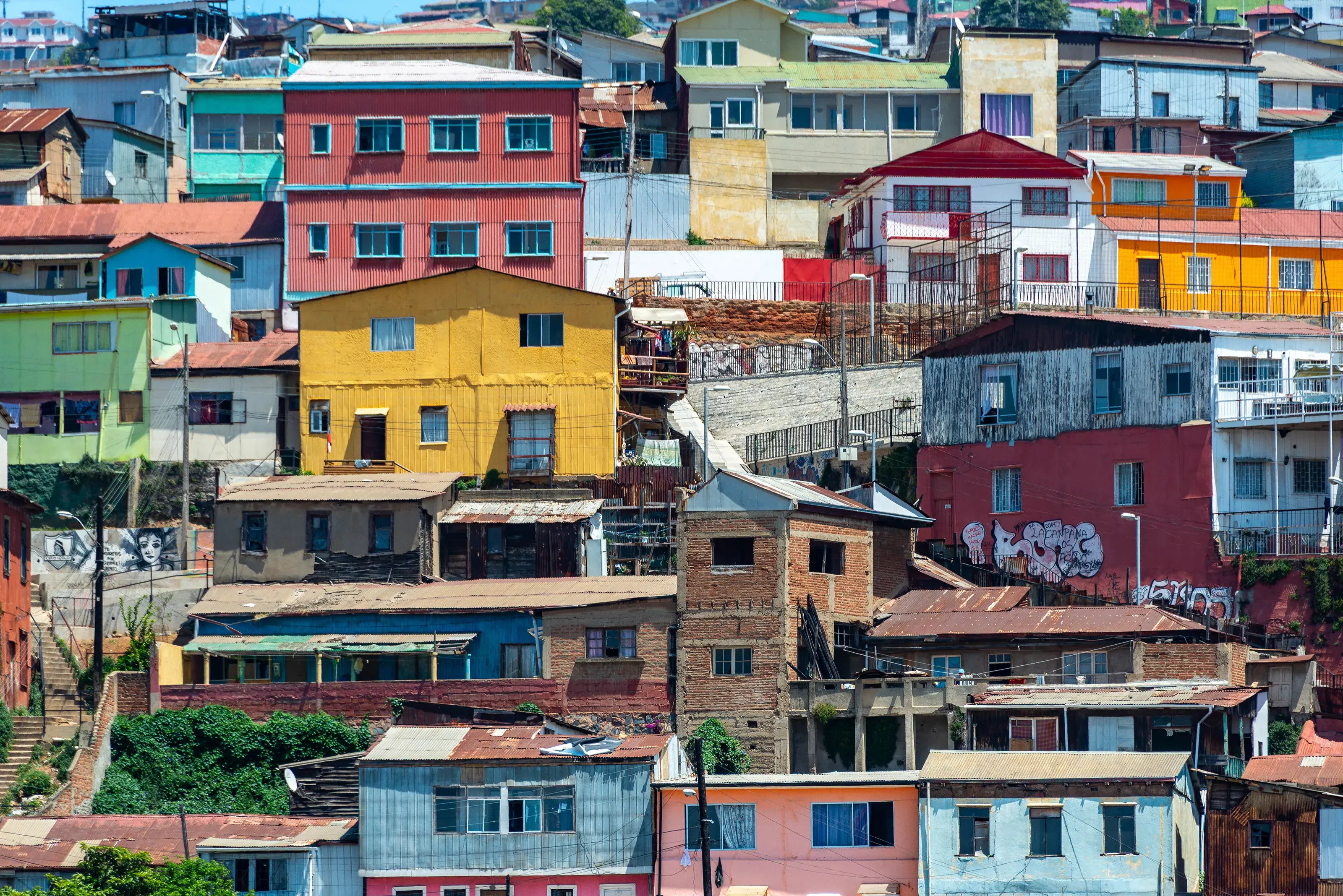Colorful Houses Valparaiso