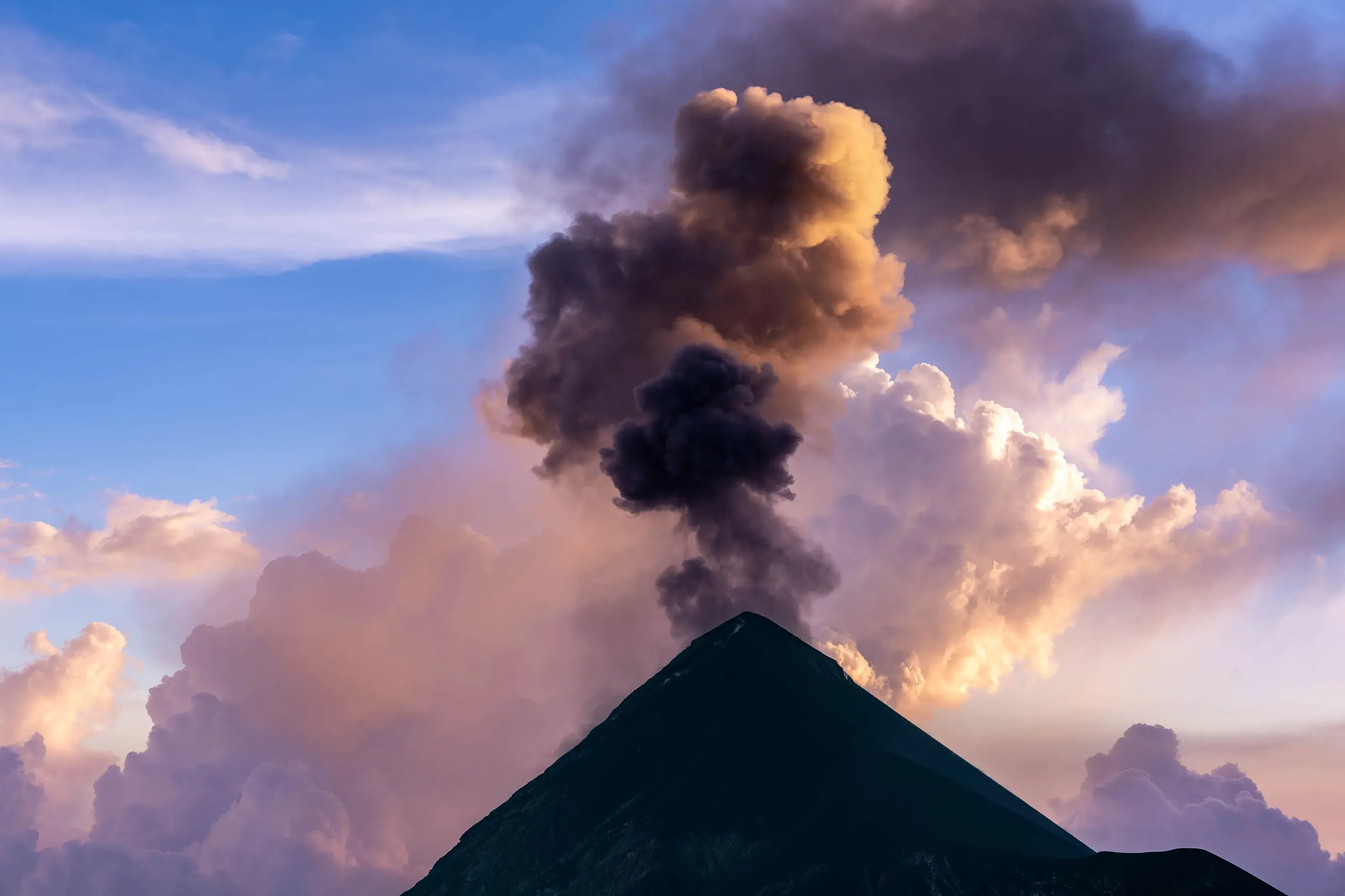 El Fuego Volcano in Guatemala