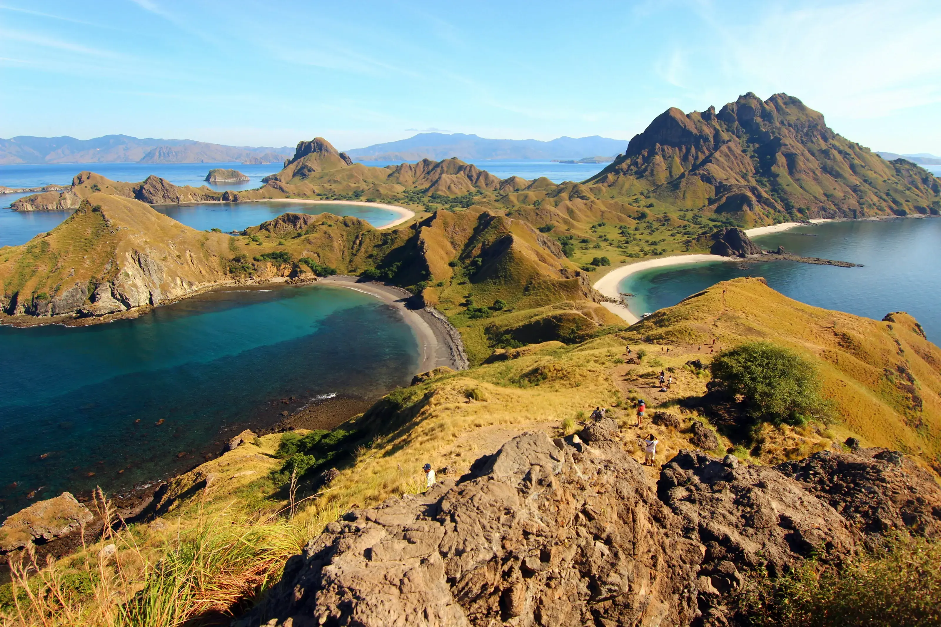Padar Island in Komodo National Park, Indonesia