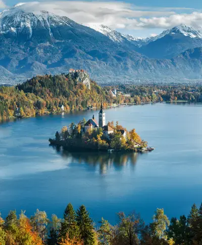 Lake Bled Top View