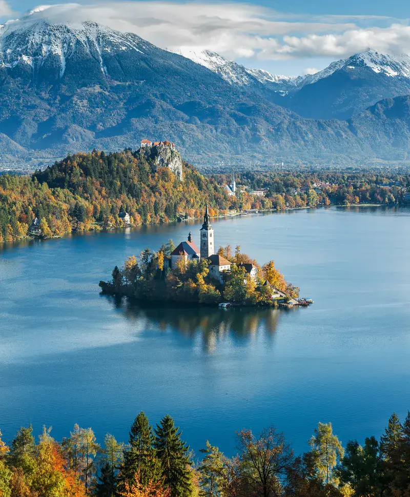 Lake Bled Top View