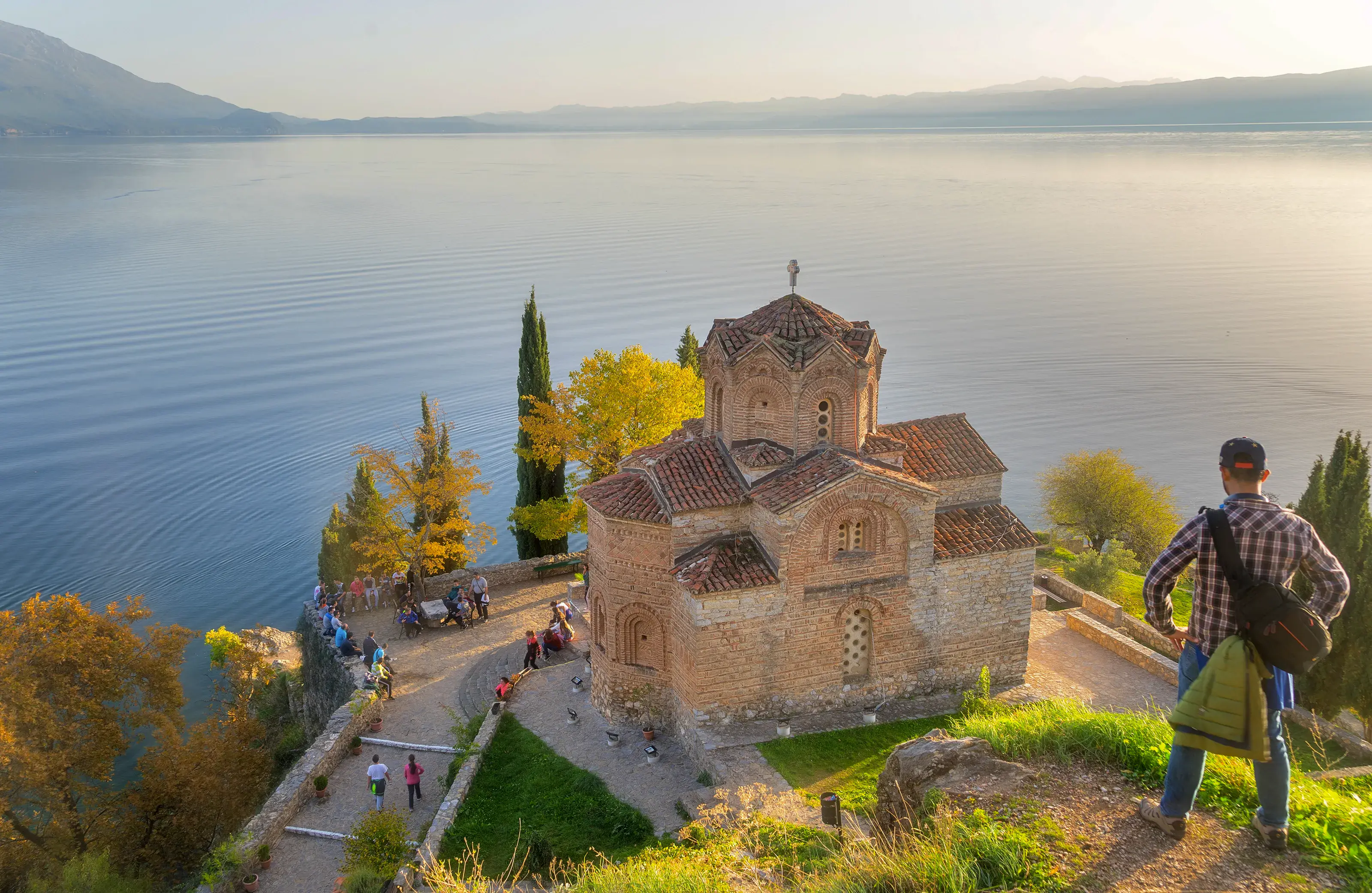 Me in Lake Ohrid, Macedonia