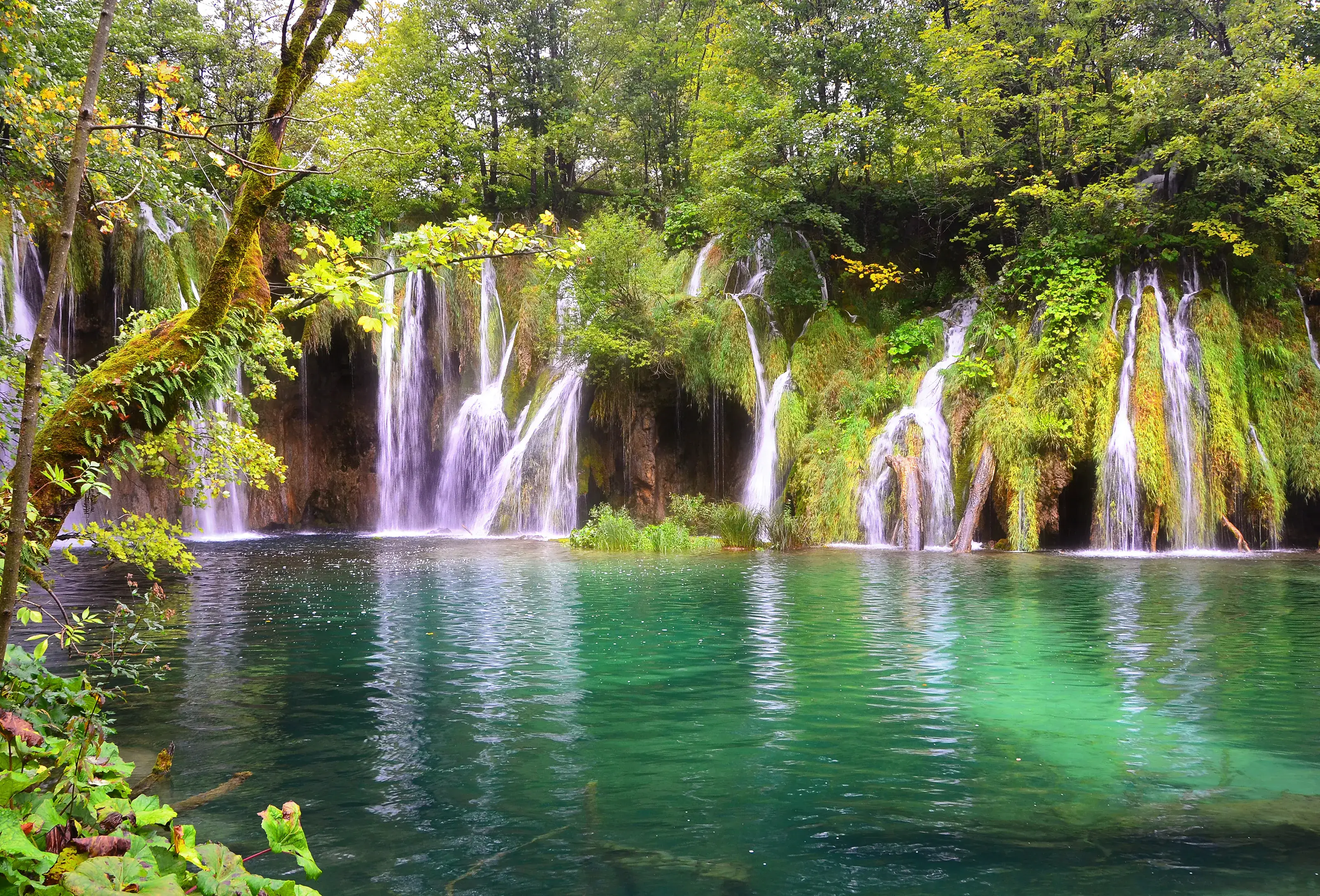 Plitvice National Park Waterfall
