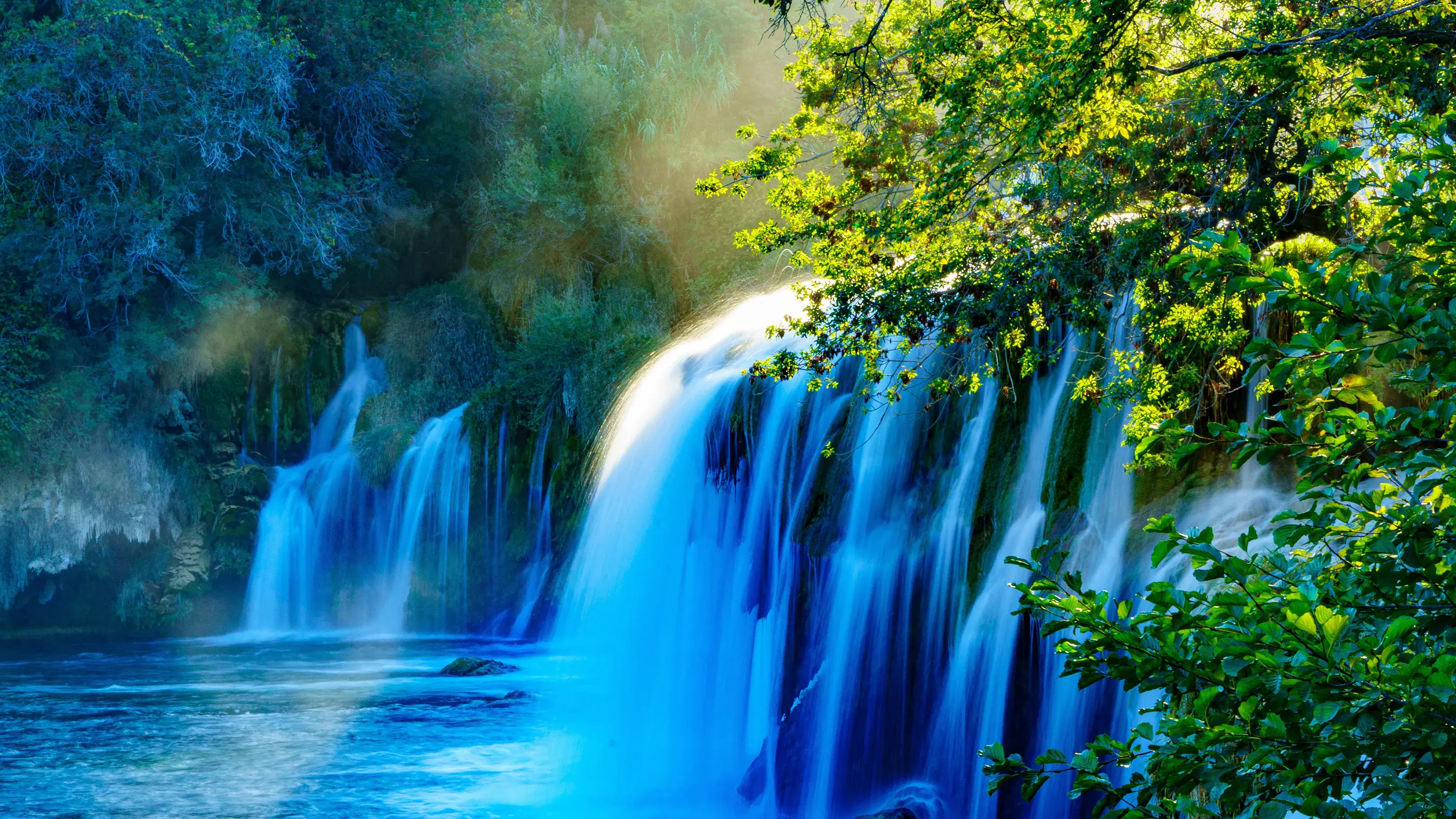 Plitvice National Park Waterfall