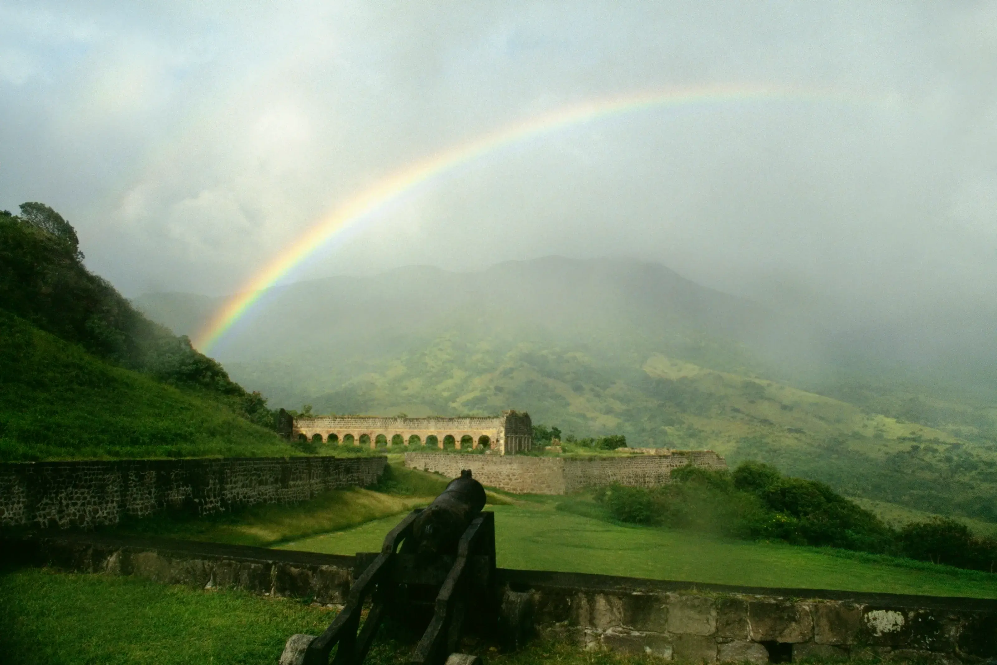 Saint Kitts And Nevis Rainbow