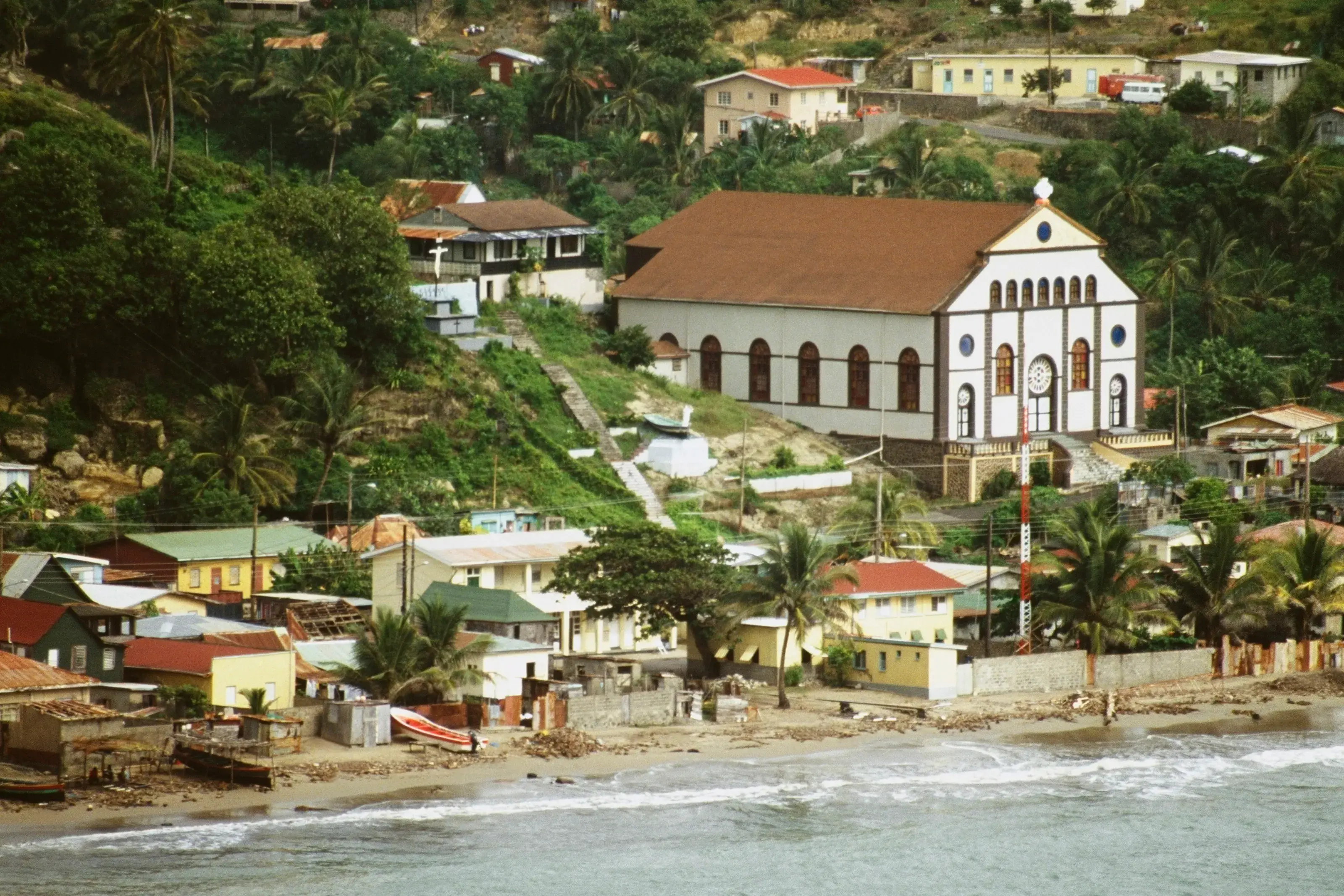 Saint Lucia Beach Town