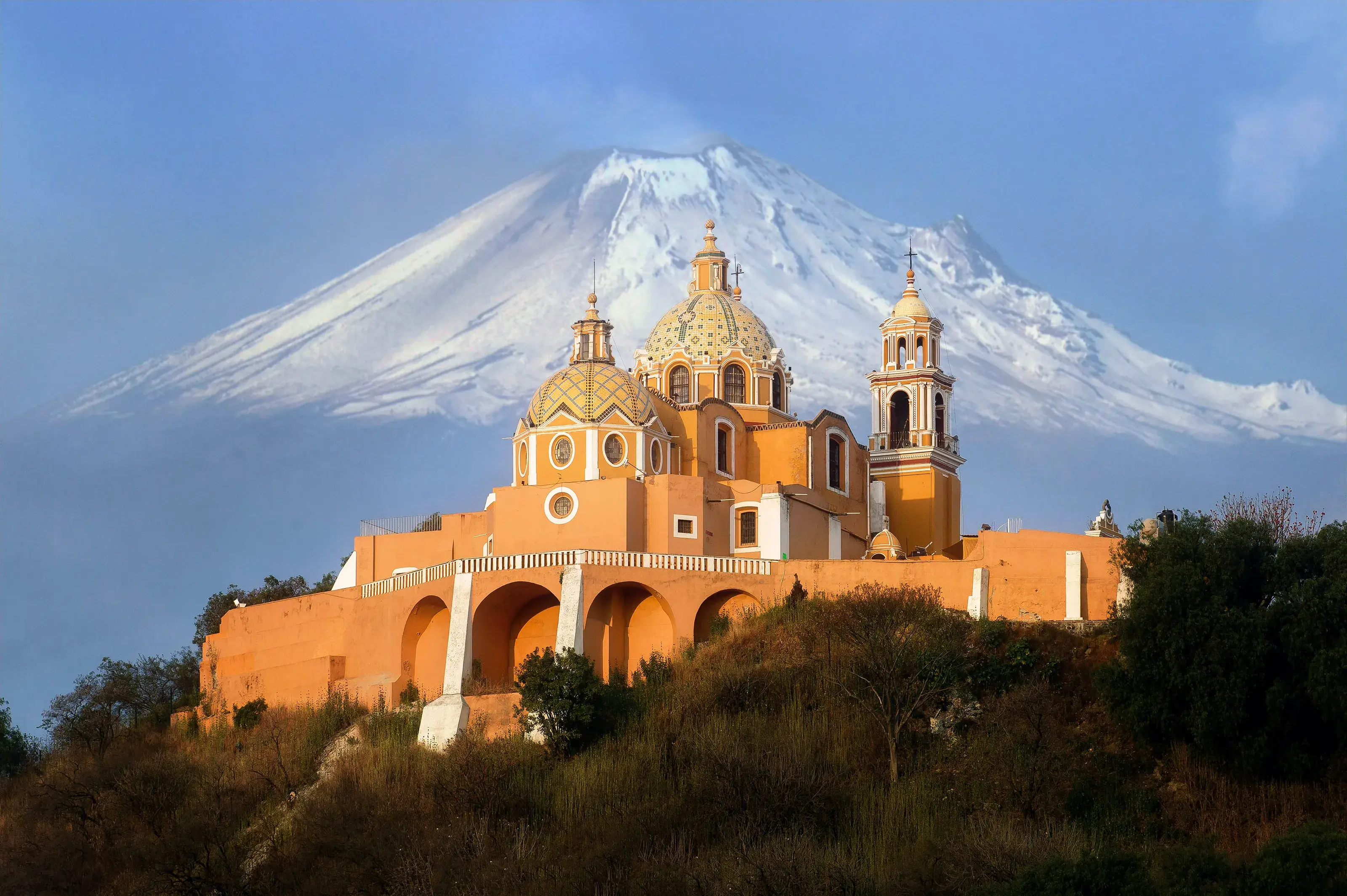 Santuario de la Virgen de los Remedios, San Pedro Cholula, Mexico
