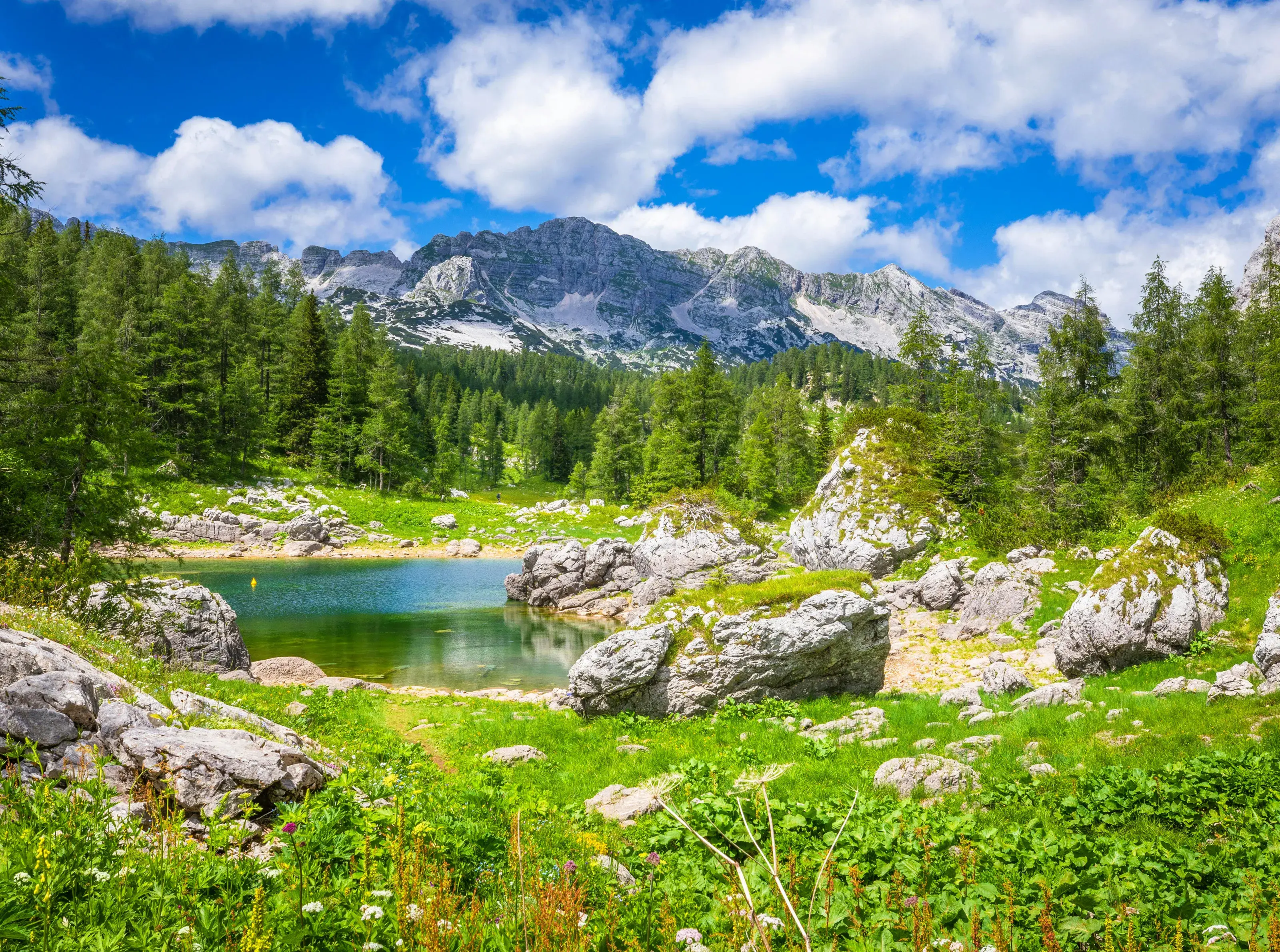 Triglav Sevel Lakes, Julian Alps Slovenia